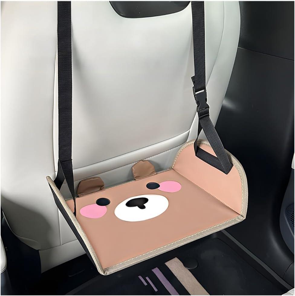 Car Foot Hammock, Adjustable Vehicle Headrest Seatback Travel Essentials for Foot Rest, Portable No Collapse Thickened Automotive Feet Relax Hammock, Universal for SUV RV Truck (Style A)