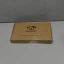 PHOEPET No Pull Dog Harness Medium Reflective Front Clip Vest with Handle,Adjustable 2 Metal Rings 3 Buckles,[Easy to Put on & Take Off](M, Orange)