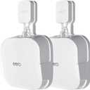 COOLWUFAN Wall Mount Holder for eero Pro 6 or eero Pro 6E Home WiFi System-Simple and Sturdy Wall Mount Holder Stand Bracket for eero Pro 6E & Pro 6 tri-Band mesh Wi-Fi 6 System (White(2 Pack))