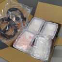 LEPOWER 2 Pack LED Security Light Dusk to Dawn Outdoor Flood Light Fixture with 2 Adjustable Heads, 3000LM/28W, 5500K, IP65 Waterproof Exterior Flood Lights for Garage, Backyard (White)