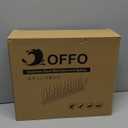 OFFO Bird Spikes Pre-Assembled for Pigeons Birds, Cover 24 Feet Durable Bird Spikes with Stainless Steel for Fence Roof Mailbox Window (Bright Silver)