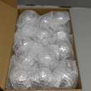 12 Pcs Disco Ball Table Number Card Holders Silver Place Card Holder for Photo Name Stands Disco Centerpiece Decor for Wedding Party Birthday Table Number, 2 Inch