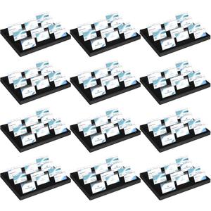 Lincia 12 Pcs Name Badge Holder ID Tray Organizer Foam Holds 60 Badges ID Tag Organizer Name Tag Holders for Office, 16 3/4 x 12 x 1 1/4 Inch