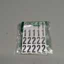 1.5 inch Self Adhesive Numbers for Mailbox, House Numbers, Reflective Mailbox Number, Trash Cans Number, for Outside, 300 PCS (Black/White)