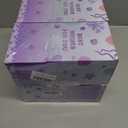 4 x Birthday Gifts for 4 5 6 7 8 9 10 11 12 Year Old Girls Monogrammed Initial Glass Cups,16oz Glass Cups with lid and straw, Personlized Valentine Mermaid Gifts for Kids Girls Purple K