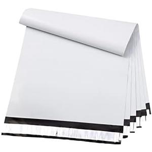Metronic Poly Mailers 7.5x10.5 200 Pcs | Durable Shipping Bags for Clothes 7.5x10.5 | Plastic Mailers Poly Bags for Small Business
