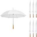 Wedding Umbrella - 48" Umbrella - Manual Open - 7 Pack (White)