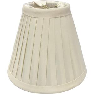 Royal Designs, Inc. CS-841EG Pleated Empire Chandelier Shade, 3 x 6 x 5, Eggshell