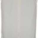 100% cotton canvas garment bags for closet storage and travel suit bags for clothes, coats, jackets, shirts, dresses suit garment cover for hanging clothes storage (24''x47'')