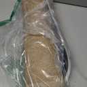 YDKGL Half Circle Bath Mat, Non Slip Bath Mat, Thin Bathroom Rugs Fit Under Door Quick Dry Absorbent Washable Bathroom Mat with Rubber Backing, Brown Beige 16x24