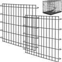 Tandefio 2 Pack Dog Crate Divider Panel for 36 Inch Crates - Adjustable Metal Pet Kennel Divider for Large, Medium & Small Dogs | Easy Installation & Secure Design (20.7 x 22.1 Inches)