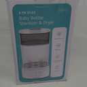 Bottle Sterilizer and Dryer | Esterilizador de Biberones, HAUTURE Baby Bottle Sanitizer and Dryer, Faster Drying Compact Electric Steam Sterilizer for Baby Bottles, Pacifiers, Breast Pump Accessories