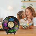 Mothers Day Gifts for Mom - Vinyl Record Guest Book, Best Mom Ever Birthday Decorations, Cute DIY Gift Ideas for Mom from Daughter Son, Happy Mothers Day Presents, 11.8 x 11.8 Inches