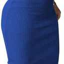 Nimsruc Women Summer Bodycon Tube Maxi Dress Strapless Casual Party Long Dresses Sexy Sundresses (Blue, XXL)
