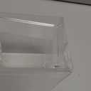 Refrigerator Medicine Lock Box with Keys and Mounting Hardware 8 x 4.5 x 3 Inch Wall Mount Locking Medicine Box Clear Acrylic Wall Cabinet, First Aid Kit for Emergencies Home Use