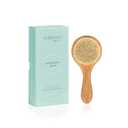 Natemia Wooden Baby Hair Brush | Natural Soft Bristles for Newborns & Toddlers | Gentle Cradle Cap Care | Ideal Baby Registry Gift (1 PC - Round Brush)