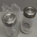 Hydrogen Water Bottle Generator 2 Pack 2025 w SPE/PEM Tech Water Ionizer, Portable Hydrogenated Water Machine Improve Water in 3 Minutes Hydrogen Rich (Silver)