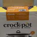 Crock-Pot 7-Quart Slow Cooker, Portable Programmable with Timer, Locking Lid, Stainless Steel; an Essential Kitchen Appliance, Perfect for Families and Gatherings