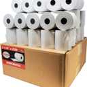 (50 Rolls) 3 1/8 x 230 Thermal Paper Receipt Rolls (55 GSM Premium Quality German Paper) Fits All POS Cash Registers BPA Free - BuyRegisterRolls