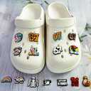2 x 16PCS 67 Shoe Charms,6 7 Meme Shoe Decoration Party Gifts Ornament Merch