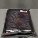 Geometric Red Black Duvet Cover Queen Size, Light Honeycomb 3PCS Bedding Set for Kids and Adults, Modern Cover Set Geometry Decor, Microfiber Lightweight 1 Duvet Cover and 2 Pillowcases