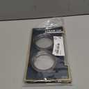 20 oz Tumbler Straw Lid, Replacement Lids Compatible for YETI Rambler 16/20 oz Stackable Cup, 24 oz Mug, 25 oz Straw Mug, BPA Free and Shatter-proof Travel Tumbler Top Lids Cover (black with straw)