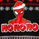 Disney Stitch Christmas Family Matching Snow Sweater Funny Holiday Long Sleeve Crew Neck Pullover Tops Festival Party Sets (Black, XL)