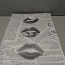 3Pcs Trendy Black and White Preppy Canvas Wall Art Retro Kiss Lips Bow and Manifest Pictures Wall Decor Funky Aesthetic Dark Coquette Posters Prints for Girly Apartment Dorm 16x24in
