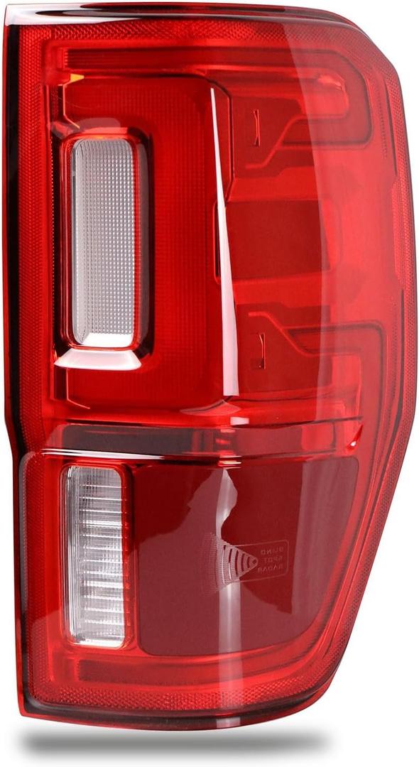LED Tail Light Compatible With 2019-2023 Ford Ranger w/Blind Spot (Module NOT Included) Right Passenger Side Taillights Taillamps Brakelights Replace Part Number:KB3Z13404G