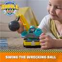 Rubble & Crew, Motors Wrecking Ball Toy Truck with Action Figure and Movable Construction Toys, Kids Toys for Ages 3 and Up