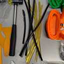 Dent Puller Kit, Paintless Dent Removal Kit for Dent Repair, Dent Repair Kit with Golden Lifter, Slide Hammer T-Bar, Bridge Puller, Car Dent Puller Tool for Auto Hail Damage Door Ding