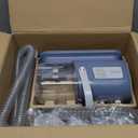 Dog Grooming Vacuum and Dryer Kit, Blower for Pet Vacuum Grooming 7 in 1 with Clippers for Dogs Hair Shedding Brush Remover Tools at Home Blue Grey