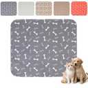 Puppy Pads with Pheromones,Forever Pad,Washable Pee Pads for Dogs,Reusable Pee Pads for Dogs,Waterproof and Leak-Proof,Non-Slip Base Training Pads Suitable for Home and Dog Crates(Gray,XS)