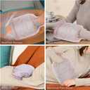 Hot Water Bottle with Cover, Rubber Hot Water Bottle for Pain Relief, Hot Water Bag for Cramps, Bed Warmer for Hand Feet Waist