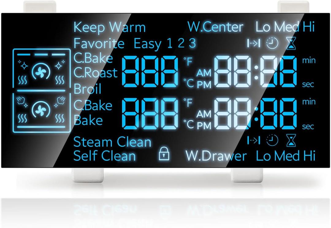 New DE07-00130A Range LED Display Board Fit for Samsung Electric Range - Oven/Stove, Better Than Oem Quality, Fits Model NE59J7850WS NE59J7850WG NE59J7750WS NE59J7850WS