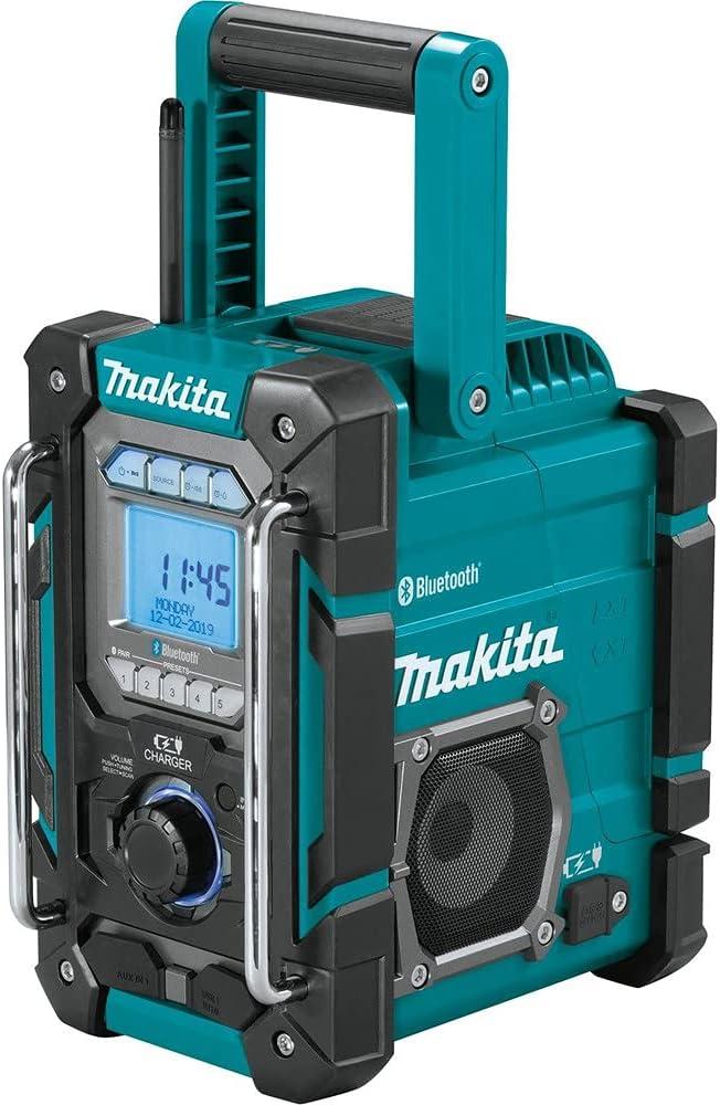 Makita XRM10 18V LXT / 12V max CXT Lithium-Ion Cordless Bluetooth Job Site Charger/Radio, Tool Only