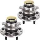 512437 Set of 2 Rear Wheel Bearing Hub Assembly Fit for 2011-2017 Hyundai Azera, 2010-2014 Sonata, 2010-2015 Tucson, 2014-2016 Kia Cadenza, 2011-2015 Optima, 2008-2012 Rondo, 2011-2016 Sportage