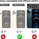 iPhone 14 Pro Wallet Case with Credit Card Holder Case for Women Men PU Leather Wallet Case for iPhone 14 Pro Case 6.1 inch (Rose Gold)
