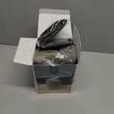 JefDiee Inflatable Foot Rest Pillow, Kids Airplane Bed, Adjustable 3 Layers Height Leg Rest Pillow, Airplane Travel Essentials Great for Office, Home, Trains, Cars (Grey)