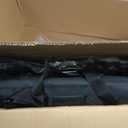 LET'S CAMP Folding Stadium Seat Bleacher Chair with Cup Holder, Mesh Bag and Hide Hooks, Portable Stadium Chair with Back and Cushion