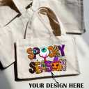 10" x 7" x 6" Small Canvas Tote Bags Personalized Mini Gift Bag DIY Crafts Blank ReuseableTote Bags Bulk