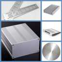 6061 Aluminum Sheet Plate, 8" x 16" x 1/4" Thickness Heavy Duty Aluminum Sheets Plates with Protective Film, Rectangle Aluminum Plate Solid Metal Sheet Plate for DIY Projects Base Plate