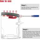 Dust Bin Bucket Sealing Ring Replacement for Dyson V10 SV12 Vacuum Cleaner Accessories Assembly