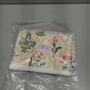 Vctops Half Circle Bathroom Rugs, Spring Floral Print Absorbent Microfiber Bath Rugs, Non Slip Quick Dry Bath Mats for Bathroom Floor, Tub and Shower, Home Decor Accessories (Half Round A,16"x24")