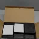 Furniture Risers, Tclouda Bed/Sofa/Desk/Table/Chair Leg/Fridge Lifts to 1.5, 3 and 4 in, Rectangle Adjustable Risers Blocks for Extenders, Heavy Duty Supports Up to 1300 Lbs, 4 in-Black-Square