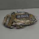 Service Dog Tactical Vest Harness and Leash Set Medium Sized Dog Emotional Support- Tactical Dog Harness Training Collar with Name (Khaki, M)