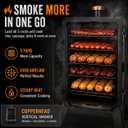 Uniflasy PBV4NX Smoker Racks for Pit Boss 1300 Connected & Copperhead Onyx Vertical Pellet Smoker