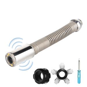 Sewer Camera with Locator512hz Signal Transmitter Camera Head Accessorie for Industrial Drain Pipe Endoscope Camera with Wheel and Protective Cover(0.9inch/23mm,512hz)