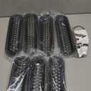 7 Packs Front Grill Mesh Inserts Clip-in Honeycomb Grille Guards,Grill Mesh Inserts Front Grille Guard Cover Trim