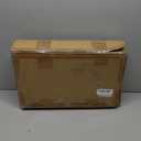 Extra Large Bread Box, Double Layer Bread Box for Kitchen Counter, Bamboo Wood Large Capacity Bread Storage Bin with Acrylic Wavy Door Panel (Brown)